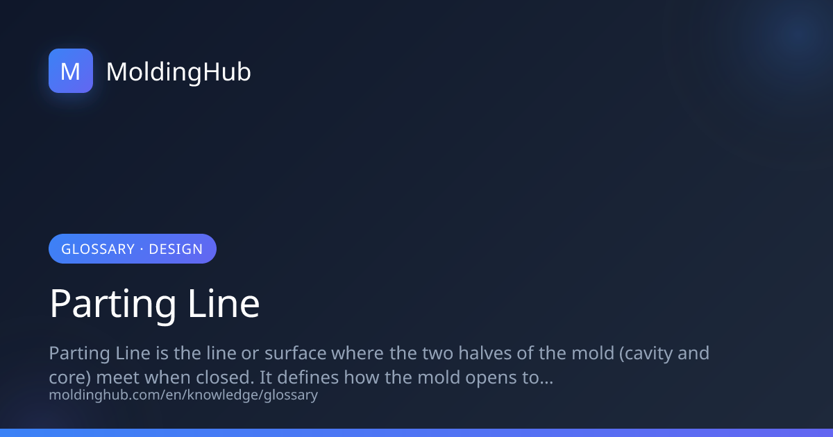 Parting Line in Injection Molding | MoldingHub