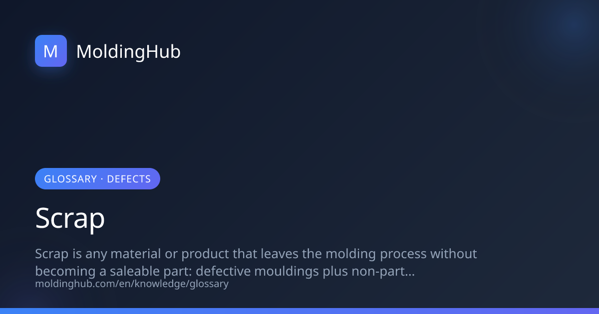 Scrap in Injection Molding | MoldingHub
